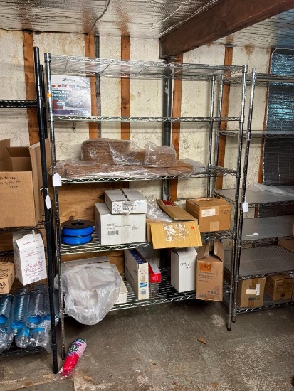 Nsf Chrome Shelving 18x48x72 In