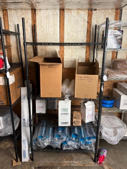NSF BLACK SHELVING 24X36X72 IN