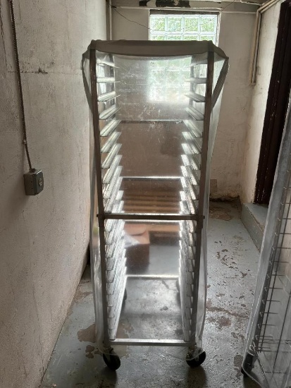 18x24 Sheet Pan Cart W/Cover