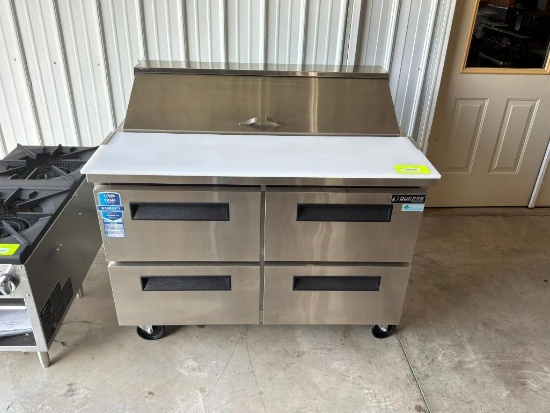 DUKERS REFRIGERATOR PREP TABLE BRAND NEW W/WARRANTY 48IN 115V