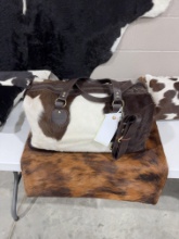 COWHIDE TRAVEL BAG