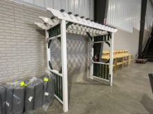 GREEN AND WHITE POLY ARBOR 2 SWING HOOKS