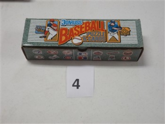 DONRUSS Baseball puzzle and cards 1990