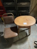 End table & chair