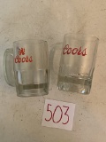 Coors mugs