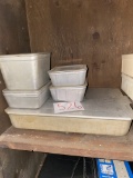 Metal storage containers