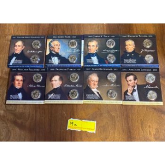 10 presidential coin set