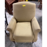Gold accent chair