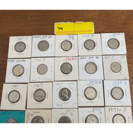(20) 1960s-1970s Nickels