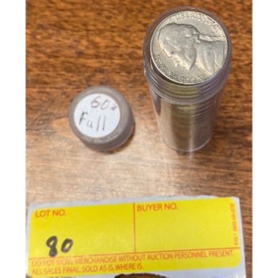 Full tube of 1960s Nickels