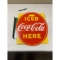 ICED COCA- COLA HERE Advertising sign