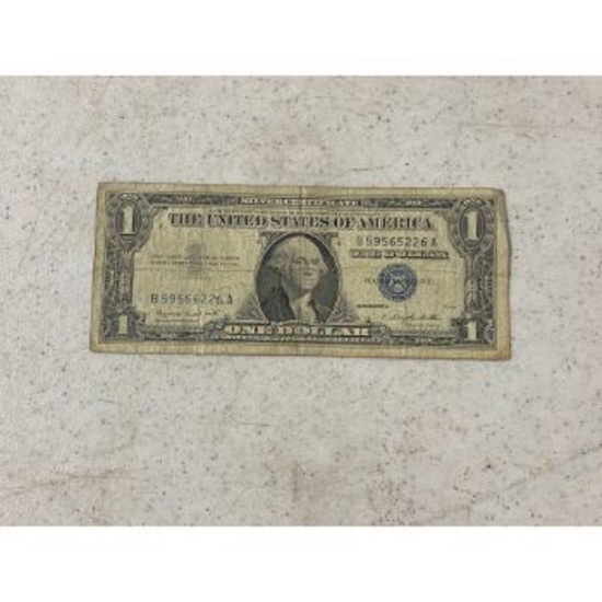 1957 A Silver Certificate $1 Bill