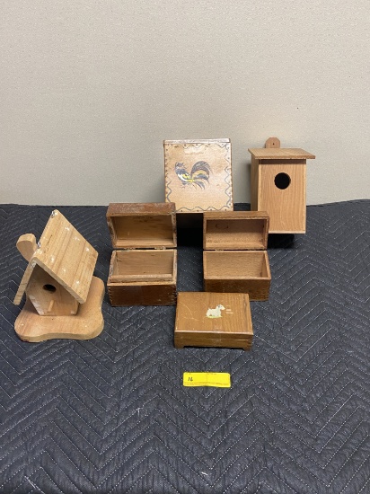 Wood Boxes & Bird Houses