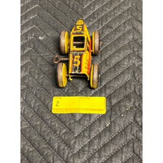 Vintage Marx Wind up Tin Midget Racing Car