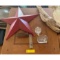 Metal Star, Paper Weights, Drift Wood