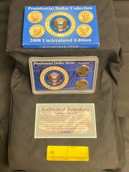 Presidential Dollar Collection 2008 Uncirculated Edition