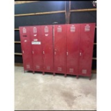 2 Sections of Lockers