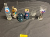 Various Bottles & Cups