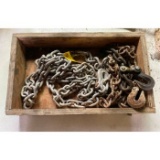 Wood Box & Chains