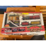 The Old Timer Express Train Set (Box in Poor Condition)