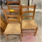 Ladder Back Chairs (3)