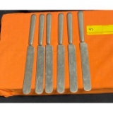 Solid Electric Silver Benedict Mfg Co Knives (6)