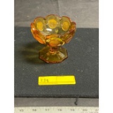 Fostoria Amber Glass Candy Dish