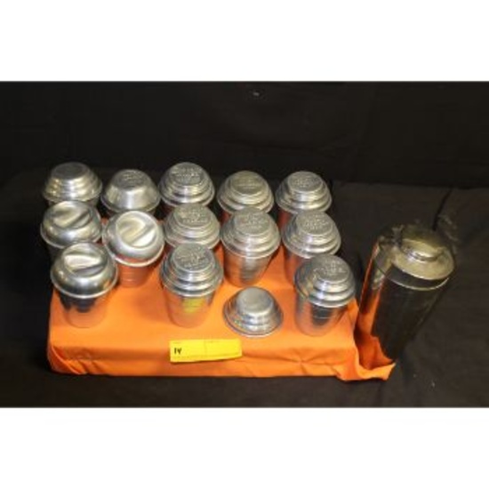 Aluminum Smoothie Mixer Cups