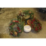 Wreaths & Flower Pot Group