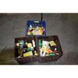 3 Crates Of Weed Killer & Misc