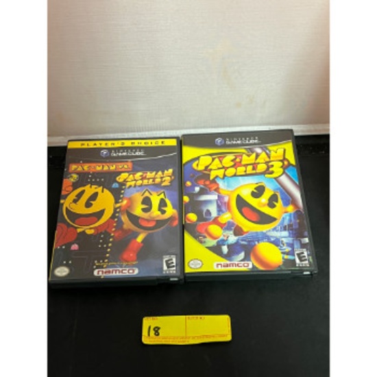Nintendo Game Cube Pac-Man Vs. Pac Man World 2 & Pac Man World 3