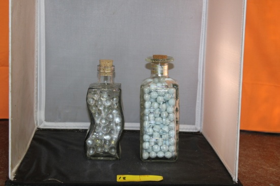 Glass Jars of Marbles