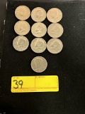 Kennedy Half Dollars 1971 & Newer $5 FV