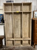 Wooden 3 Cubbie Locker