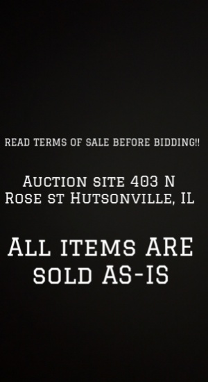READ TERMS OF SALE BEFORE BIDDING