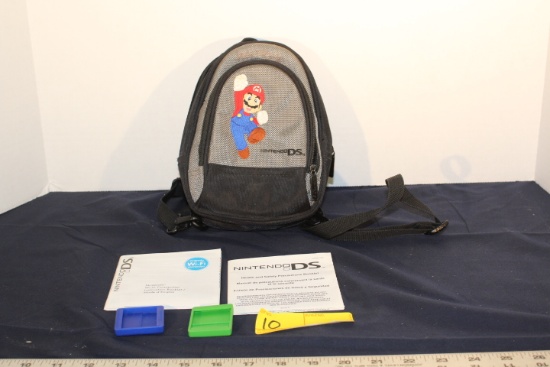 Nintendo DS Mario Backpack Carrying Case