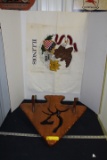 Hunting Mount/Shelf & Illinois Flag