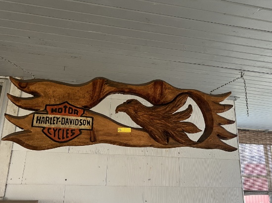 Harley Davidson Wooden Sign