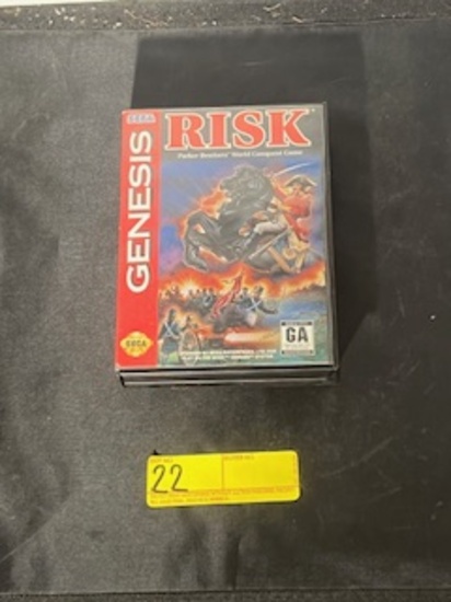 Sega Genesis- Risk with the Box No Manual