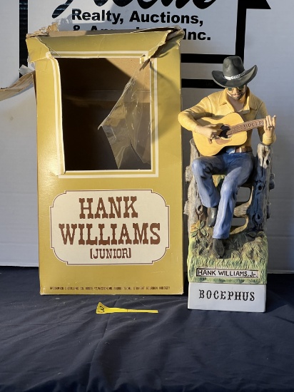 Hank Williams Jr Decanter guitar broken!