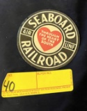 Seaboard Railroad Tin Sign
