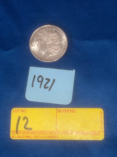 1921 Morgan Silver dollar