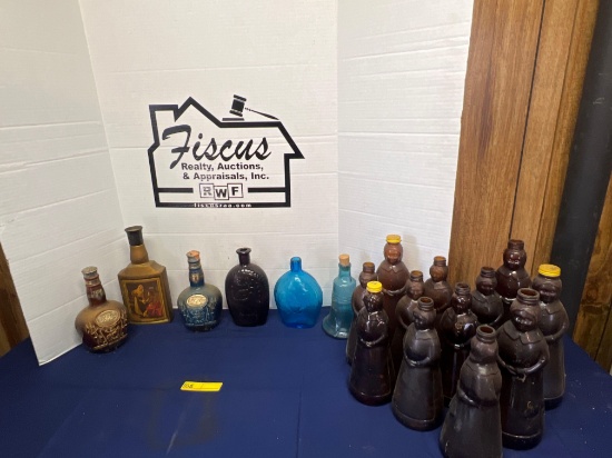 Decanters & Aunt Jemima Glass Bottles