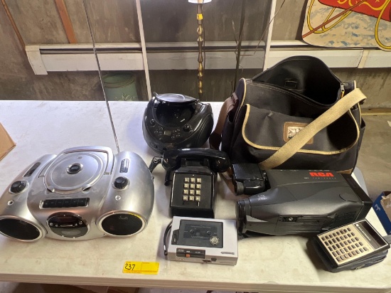 CD Player, Phone, RCA Camcorder, Texas Instruments Ti30