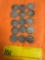 15 Roosevelt Dimes 1964 & Older