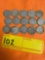 15 Roosevelt Dimes 1964 & Older