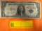 1935 Series E Star Note Silver Certificate One Dollar Bill