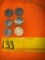 Roosevelt Dimes 1964 & Older (6)