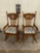 Two Wooden Rocking Chairs
