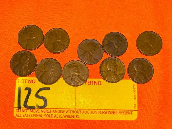 Wheat Cent Pennies 1940s (10)